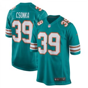 Larry Csonka Miami Dolphins Retired Player  - Aqua