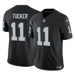 Las Vegas Raiders Tre Tucker Black 2023 F.U.S.E Vapor Untouchable Stitched s