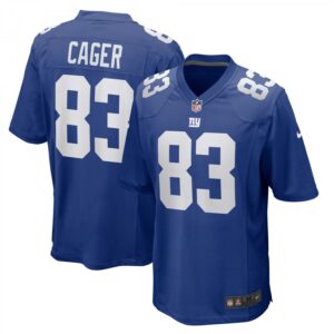 Lawrence Cager Royal New York Giants Home Game Player