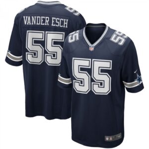 Leighton Vander Esch Navy Dallas Cowboys Team Game