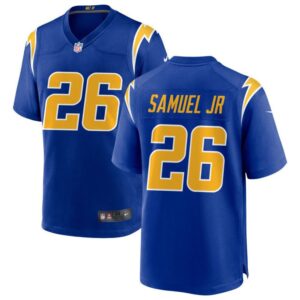 Los Angeles Chargers Asante Samuel Jr. Game  - Royal