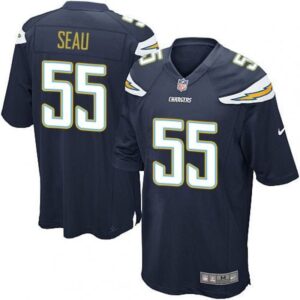 Los Angeles Chargers Junior Seau Game  Navy Blue