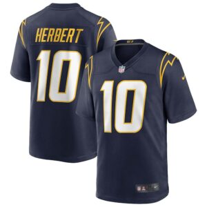 Los Angeles Chargers Justin Herbert Alternate Game  Navy