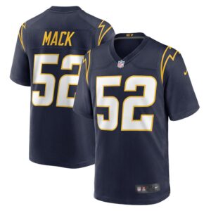 Los Angeles Chargers Khalil Mack Alternate Game  Navy