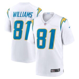 Los Angeles Chargers Mike Williams Game  - White
