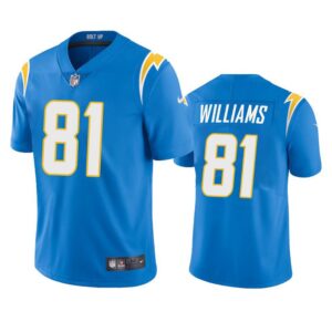 Los Angeles Chargers Mike Williams Vapor  - Powder Blue