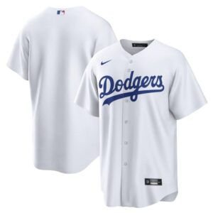 Los Angeles Dodgers White Home Replica Team