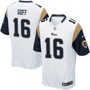 Los Angeles Rams Jared Goff Game  White
