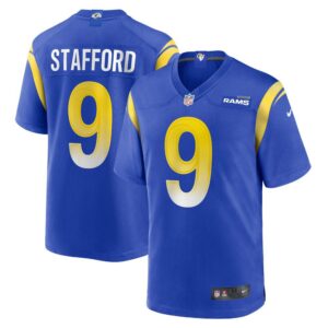Los Angeles Rams Matthew Stafford Player Game  Royal