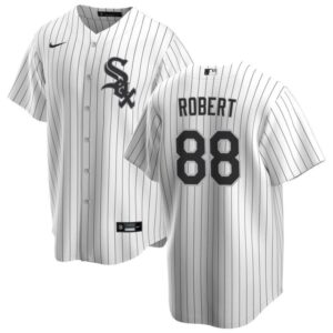 Luis Robert Chicago White Sox White Home Premium Stitch Replica