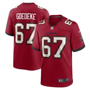Luke Goedeke Red Tampa Bay Buccaneers Game Player