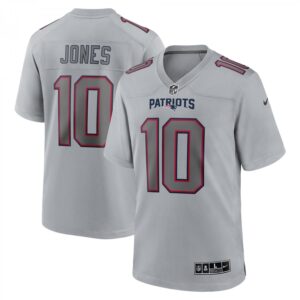 Mac Jones New England Patriots Atmosphere Fashion Game  - Gray