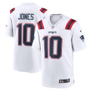Mac Jones New England Patriots Player Game  - White