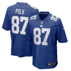 Makai Polk Royal New York Giants Home Game Player