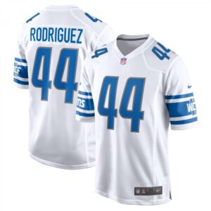Malcolm Rodriguez Detroit Lions Game Player  - White