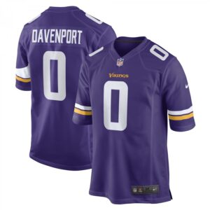 Marcus Davenport Purple Minnesota Vikings Team Game