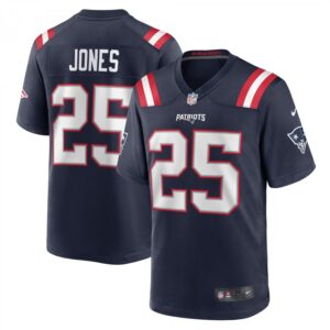 Marcus Jones Navy New England Patriots Game Player