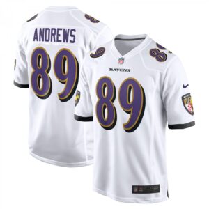 Mark Andrews Baltimore Ravens Game  - White