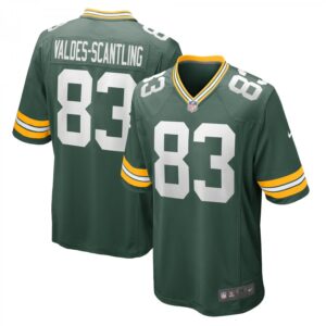 Marquez Valdes-Scantling Green Bay Packers Game Team  - Green