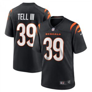 Marvell Tell III Black Cincinnati Bengals Game Player