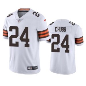 Mens Nick Chubb Cleveland Browns Game Vapor  White