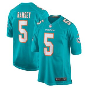 Miami Dolphins Jalen Ramsey Game  - Aqua