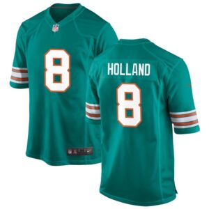 Miami Dolphins Jevon Holland Game  - Green