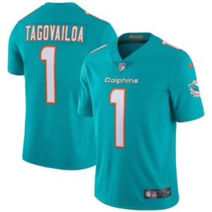 Miami Dolphins Tua Tagovailoa Vapor Limited  Aqua