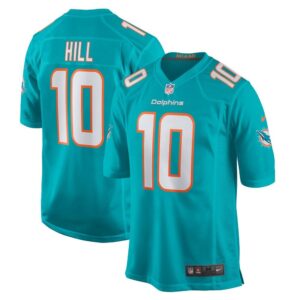 Miami Dolphins Tyreek Hill Game  Aqua