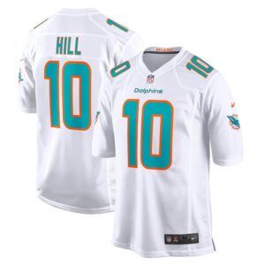 Miami Dolphins Tyreek Hill Game  White