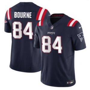 New England Patriots Kendrick Bourne Navy 2023 F.U.S.E. Vapor Limited Stitched