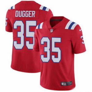 New England Patriots Kyle Dugger Vapor  - Red