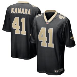 New Orleans Saints Alvin Kamara Game Player  Black