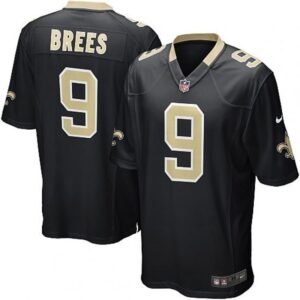 New Orleans Saints Drew Brees Game  Black
