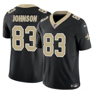 New Orleans Saints Juwan Johnson Black 2023 Vapor Untouchable Limited Stitched s