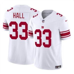 New York Giants Hassan Hall White 2023 Vapor Untouchable Limited Stitched s