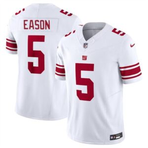 New York Giants Jacob Eason White 2023 Vapor Untouchable Limited Stitched s