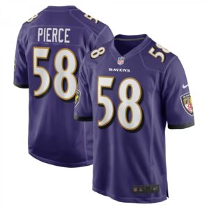 Michael Pierce Purple Baltimore Ravens Player Game