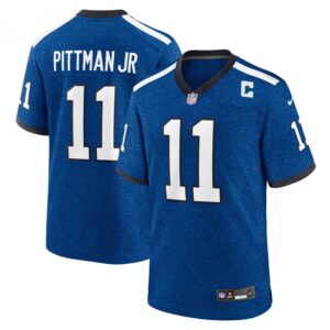 Michael Pittman Jr. Indianapolis Colts Indiana Nights Alternate Game  - Royal