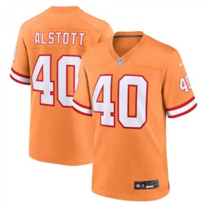 Mike Alstott Tampa Bay Buccaneers Throwback Game  - Orange