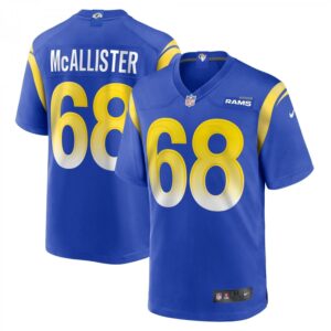 Mike McAllister Royal Los Angeles Rams Home Game