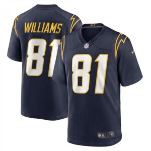 Mike Williams Navy Los Angeles Chargers Alternate Team Game