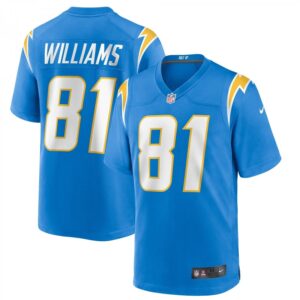 Mike Williams Powder Blue Los Angeles Chargers Game