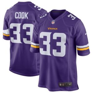 Minnesota Vikings Dalvin Cook Game  Purple
