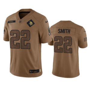 Minnesota Vikings Harrison Smith 2023 Brown Salute To Service Limited Stitched