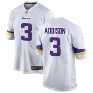 Minnesota Vikings Jordan Addison Game  - White
