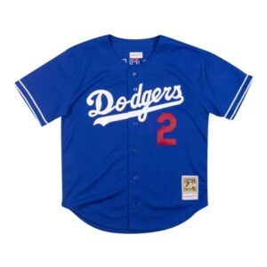 Mitchell & Ness Los Angeles Dodgers Tommy Lasorda 1995 Authentic Replica Blue Mesh Batting Pra