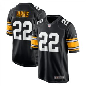 Najee Harris Pittsburgh Steelers Home Player Game  - Black