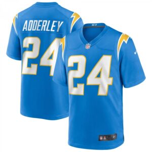 Nasir Adderley Powder Blue Los Angeles Chargers Game