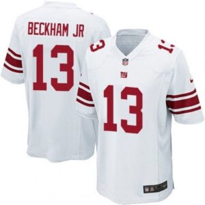 New York Giants Odell Beckham Jr Game  White